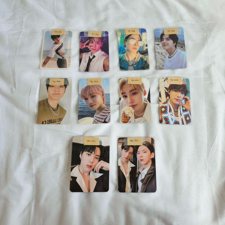 Sangyeon Set - 140 | Younghoon Set - 160 | Hyunjae - 100 | New Set - 190 | Eric - 100 | THE BOYZ Set - 680 | MONSTA X Set - 80 | For more detailed prices, check declutter list